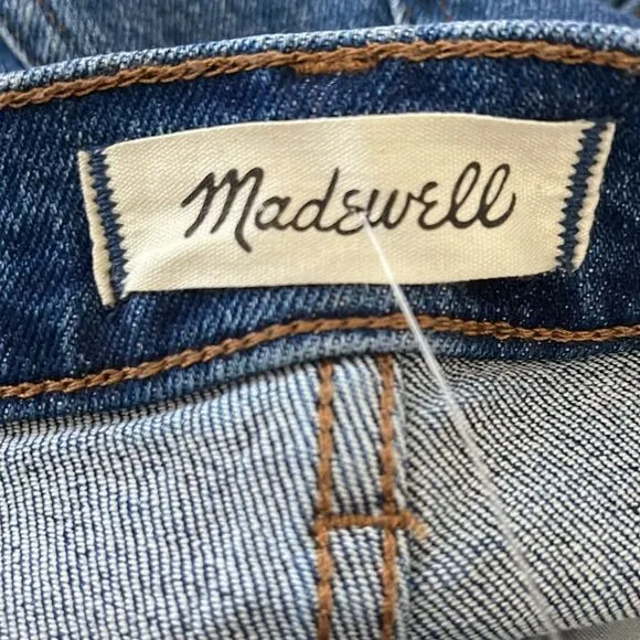 *Flaw-Discoloration* Madewell NWT Tall '90s Straight Jeans Size 24T Barlow Wash