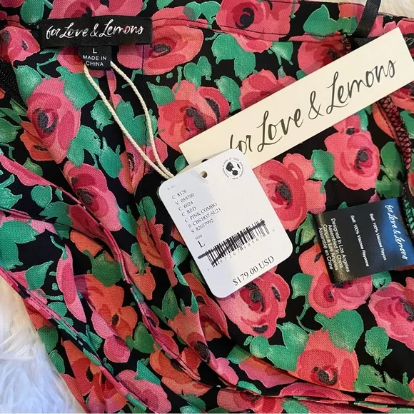 For Love &amp; Lemons x Free People Barolo Midi Skirt | Size Large