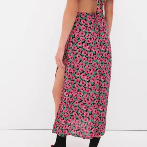 For Love &amp; Lemons x Free People Barolo Midi Skirt | Size Large