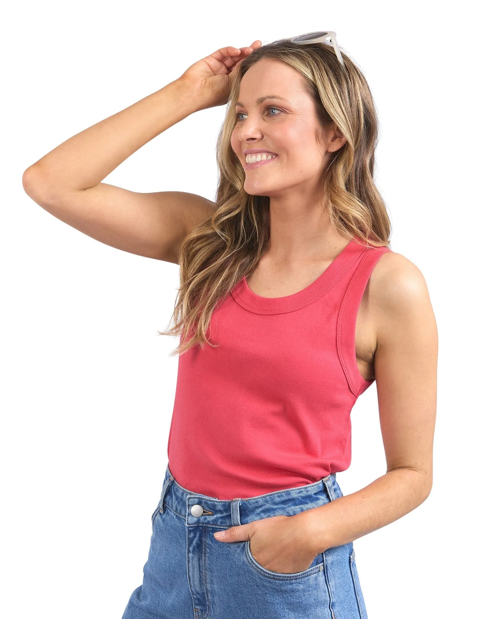 Foxwood - Esme Tank - Crimson