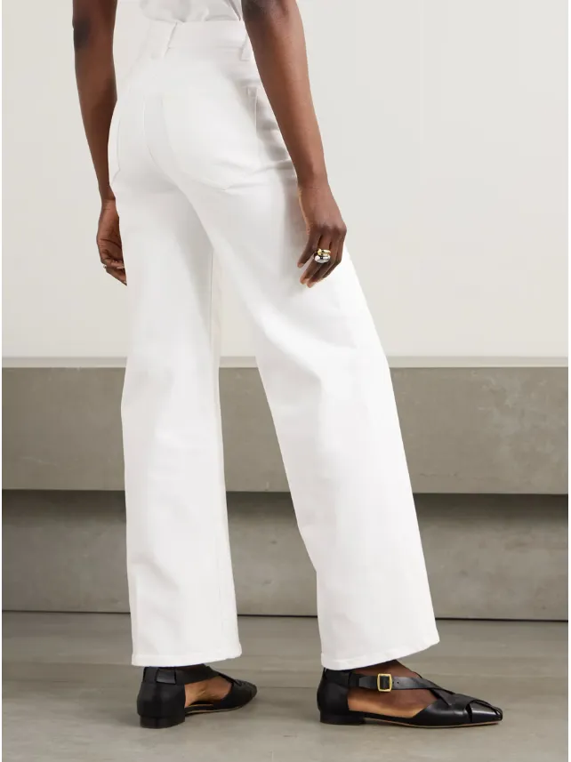 Frame Le Slim Palazzo in White