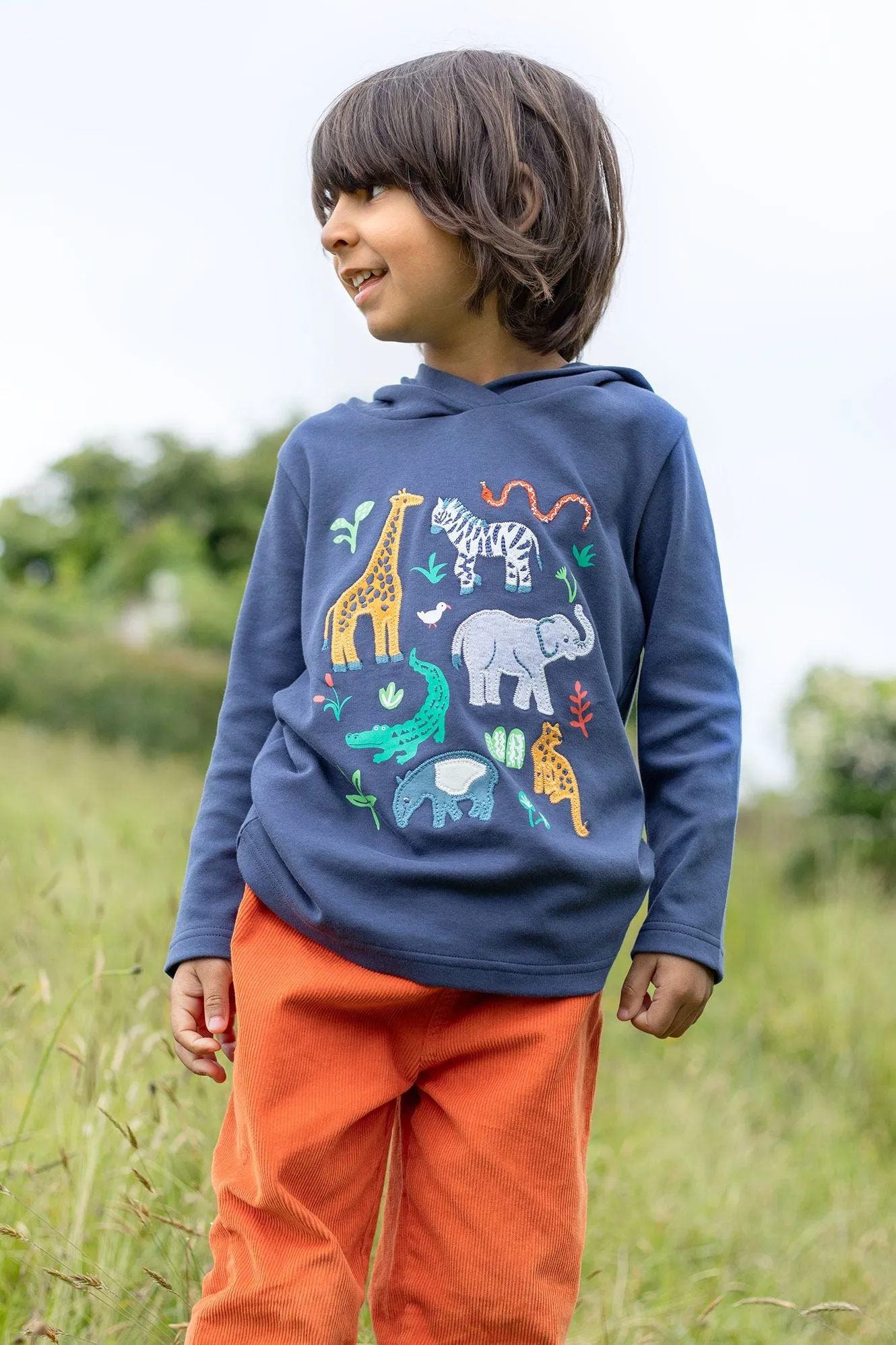 Frugi Carrot Cord Pull Ups 500152A4bonf Bonfire