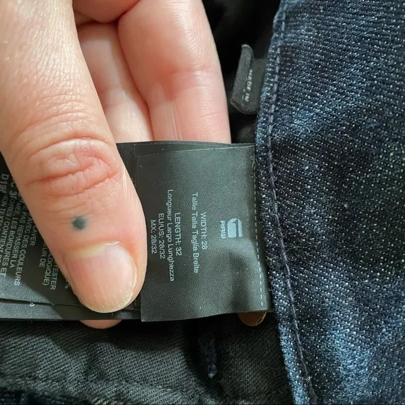 G-STAR RAW Arc 3-D Low Waist Boyfriend Fit Jeans 28 x 32