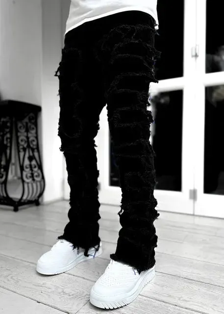 Gavin - Vintage Stacked Jeans voor Heren