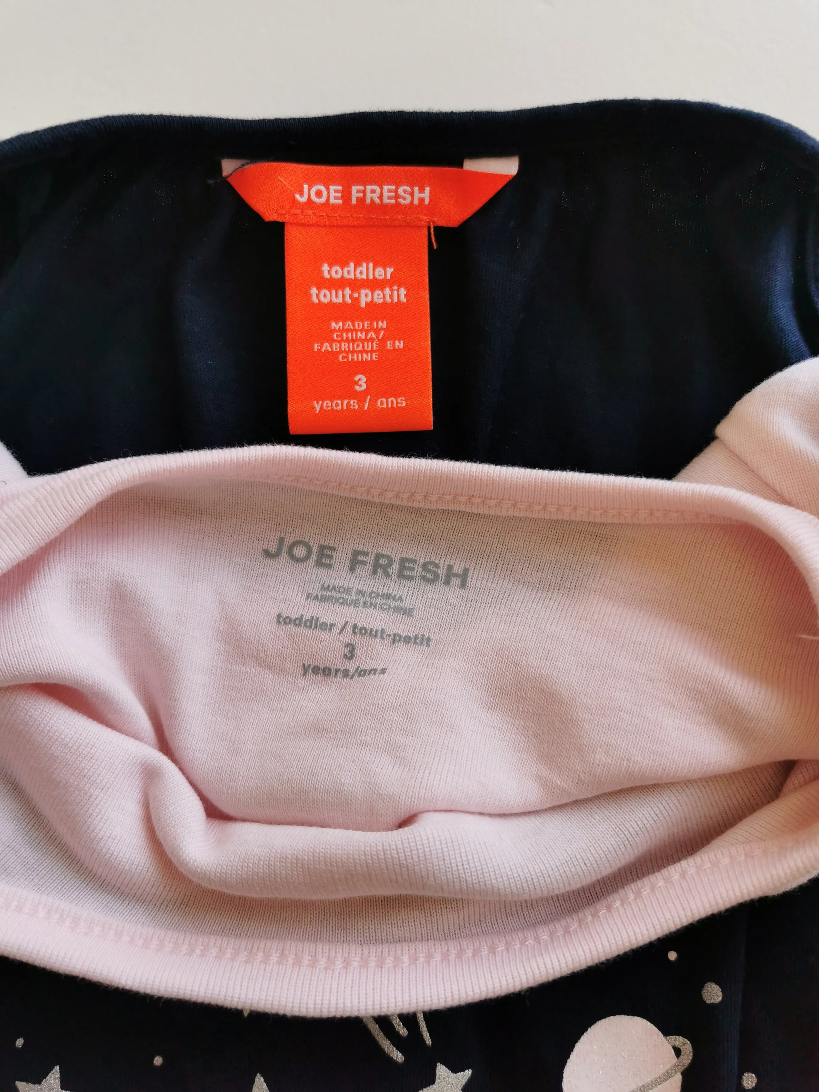 GIRL SIZE 3 YEARS - JOE FRESH, 2 Piece Matching Dress Set EUC B16
