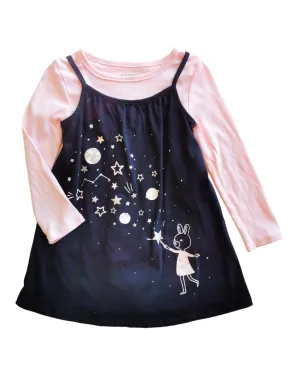 GIRL SIZE 3 YEARS - JOE FRESH, 2 Piece Matching Dress Set EUC B16