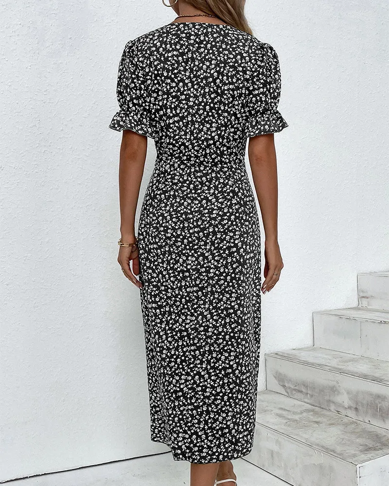 Gloria™ Fresh Bloom V-Neck Dress