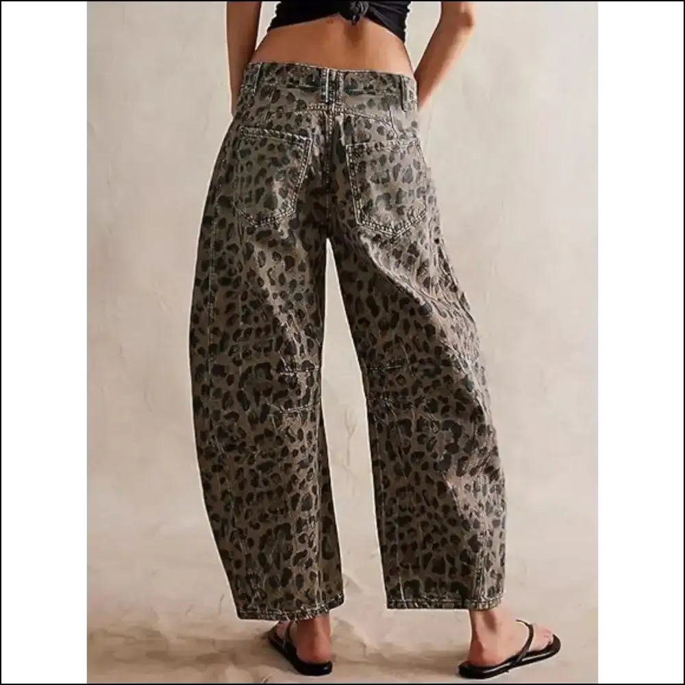 Go Wild: Needful Things Leopard Wide Leg Jeans for the Bold and Comfy 🐆