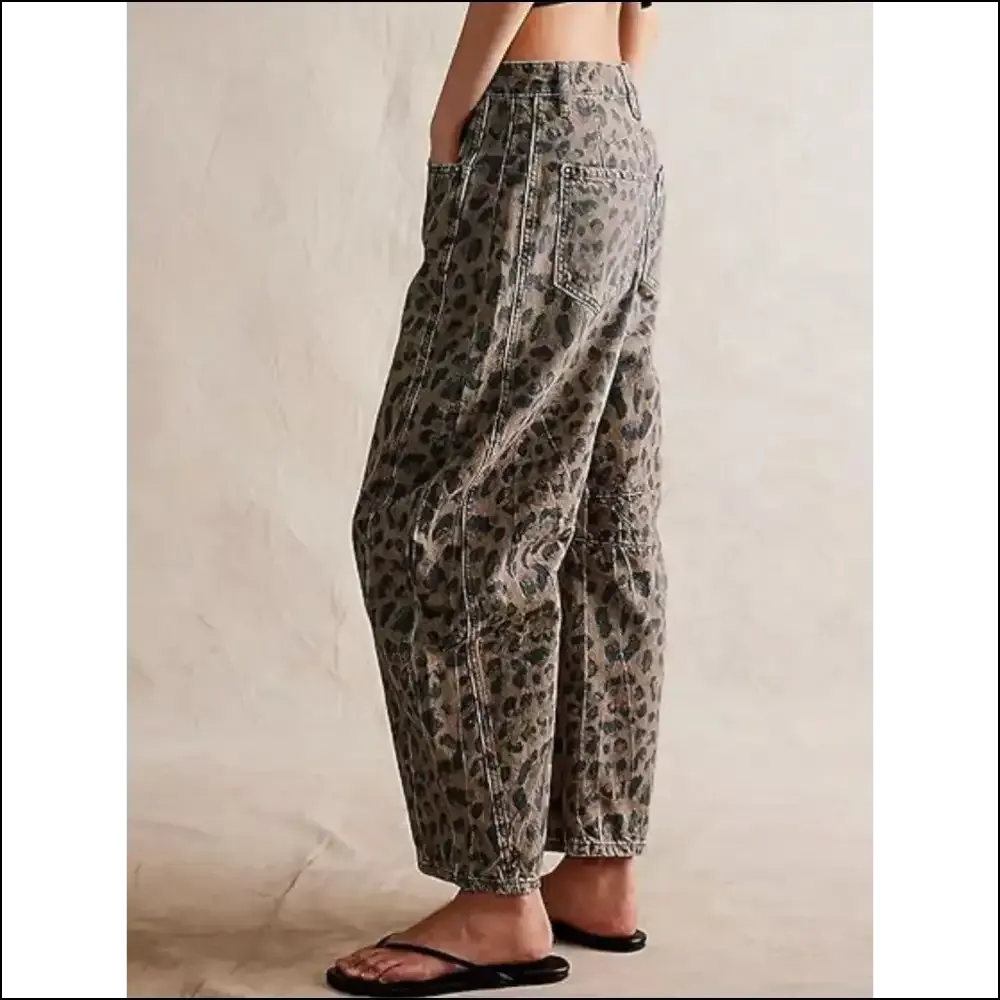 Go Wild: Needful Things Leopard Wide Leg Jeans for the Bold and Comfy 🐆