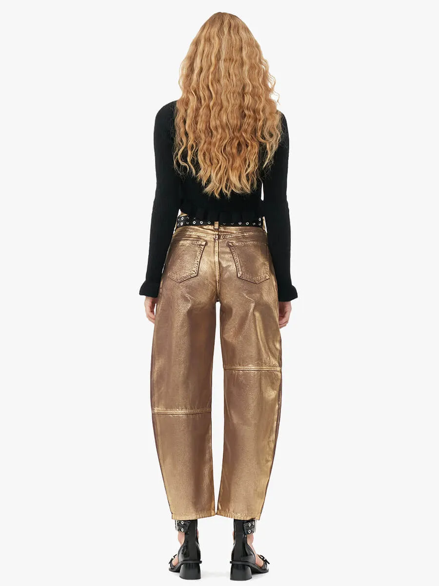Gold Foil Stary Jeans