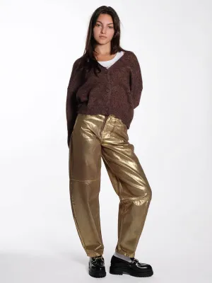 Gold Foil Stary Jeans