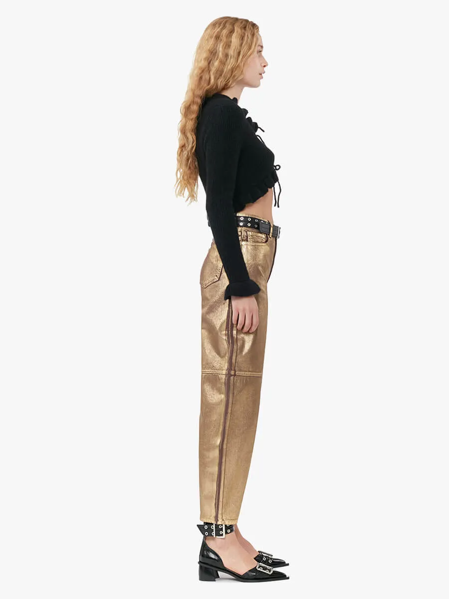 Gold Foil Stary Jeans