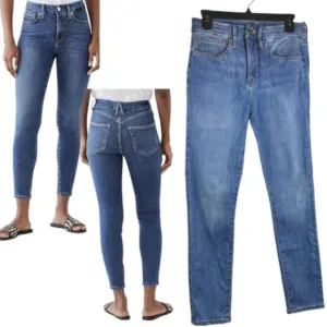 GOOD AMERICAN Blue 268 Good Legs Crop Skinny Jean Size 8/29