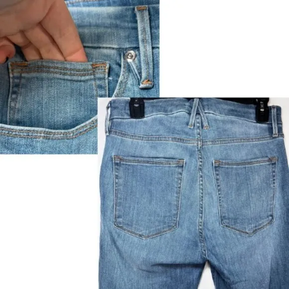 GOOD AMERICAN Blue 268 Good Legs Crop Skinny Jean Size 8/29