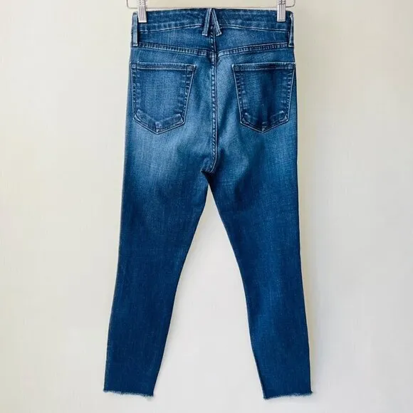 Good American Good waist crop Highrise skinny jeans size 25
