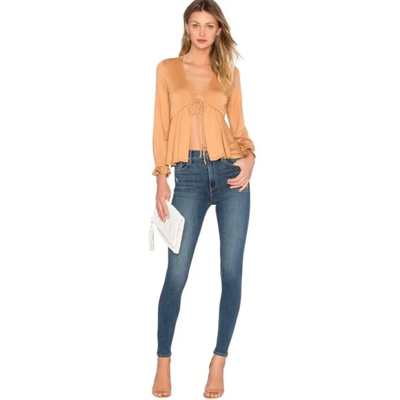 GRLFRND Kendall High-Rise Super Skinny Malibu