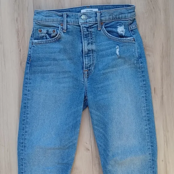 GRLFRND Kendall High-Rise Super Skinny Malibu