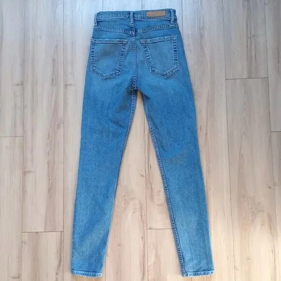 GRLFRND Kendall High-Rise Super Skinny Malibu