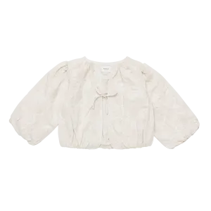 Guusje Jacket | Warm White Flowers