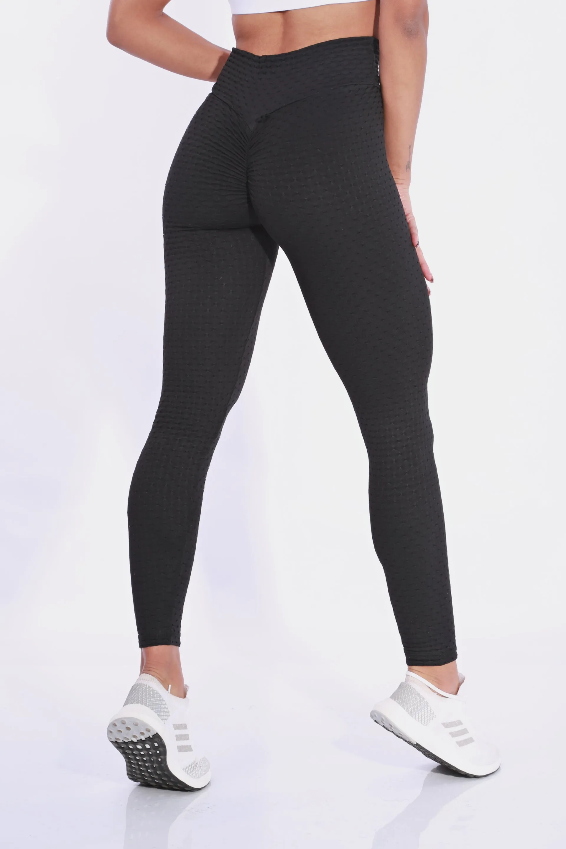 Gym Bunny Cheeky AKA ‘Tik Tok Pants’ - Anti cellulite leggings - Black