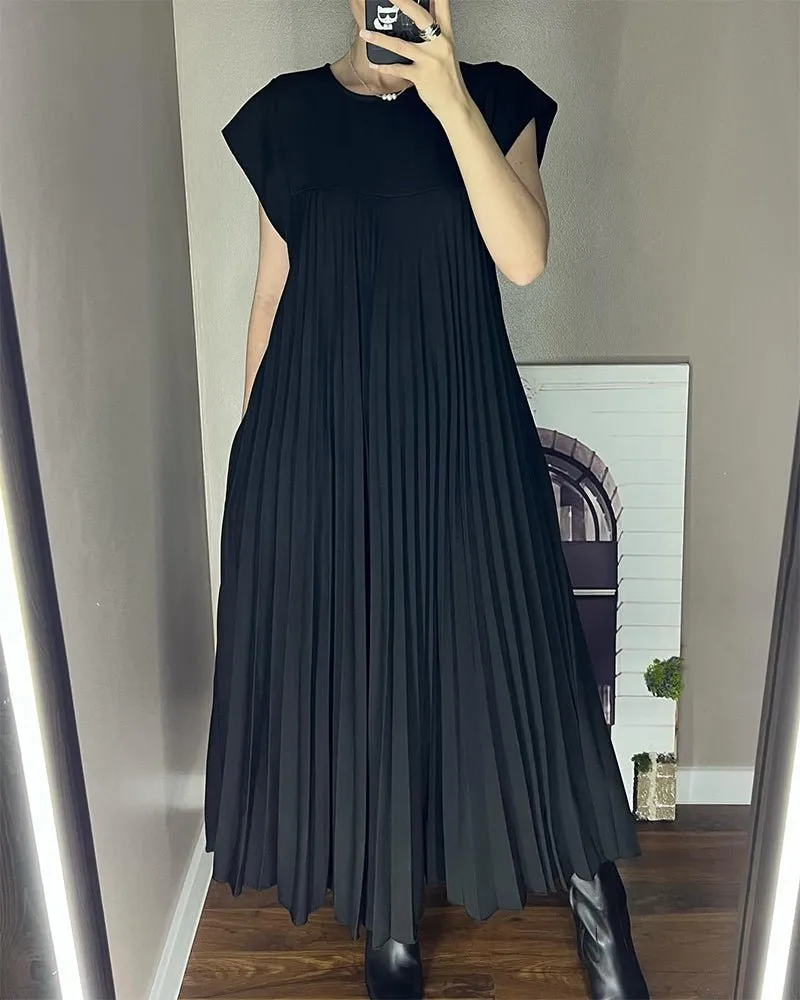 Harriet® | Chic Pleated Cotton Dress
