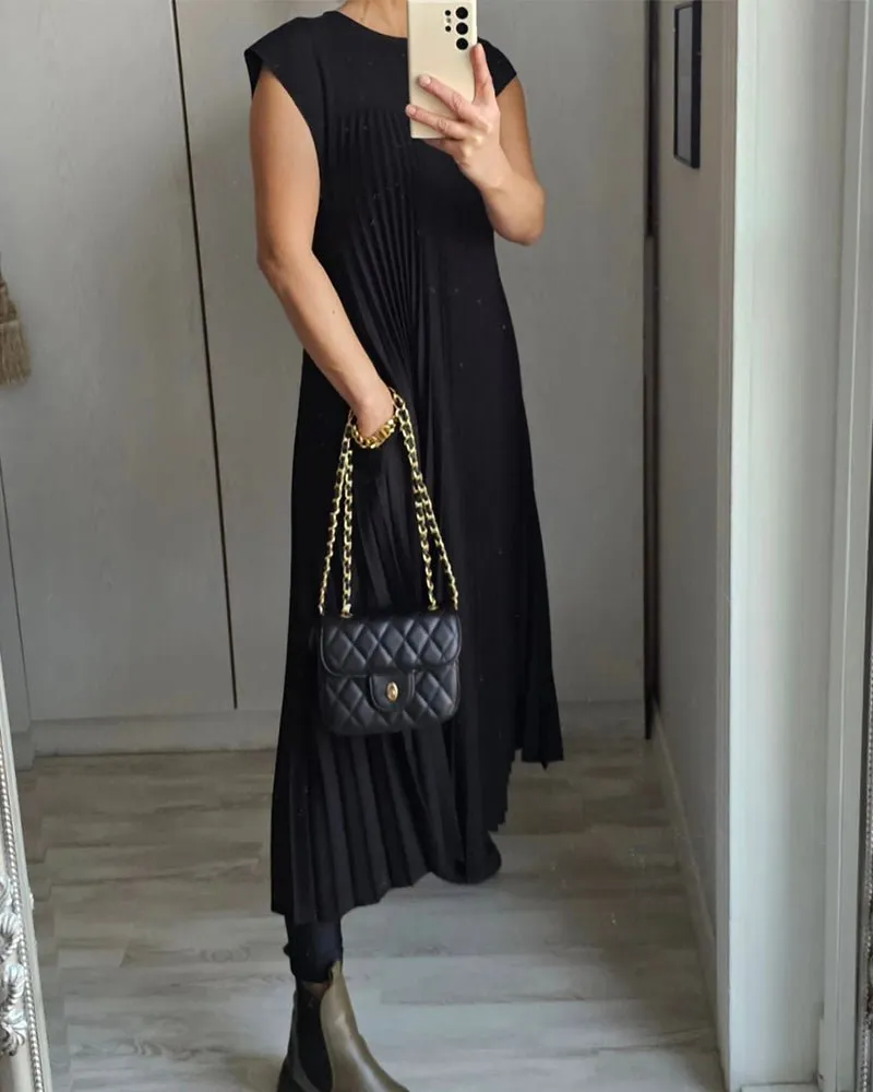 Harriet® | Chic Pleated Cotton Dress
