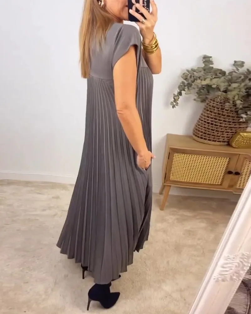 Harriet® | Chic Pleated Cotton Dress