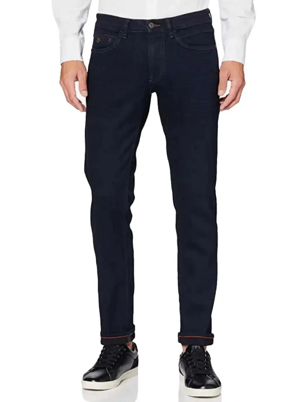 Hattric Men's Jeans Harris Slim Leg Stretch 688495 Raw Dark Blue