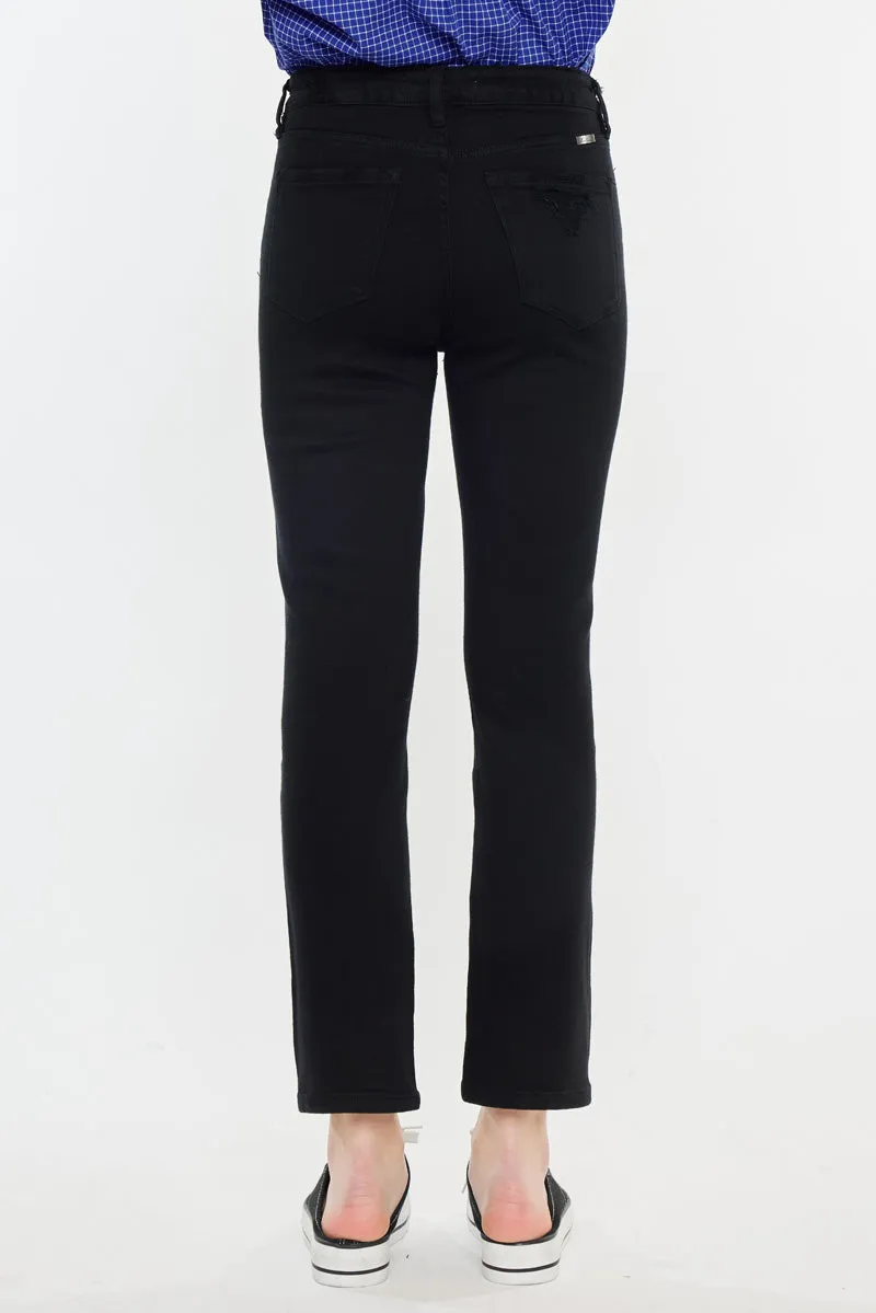 Haven Ultra High Rise Slim Straight Leg Jeans