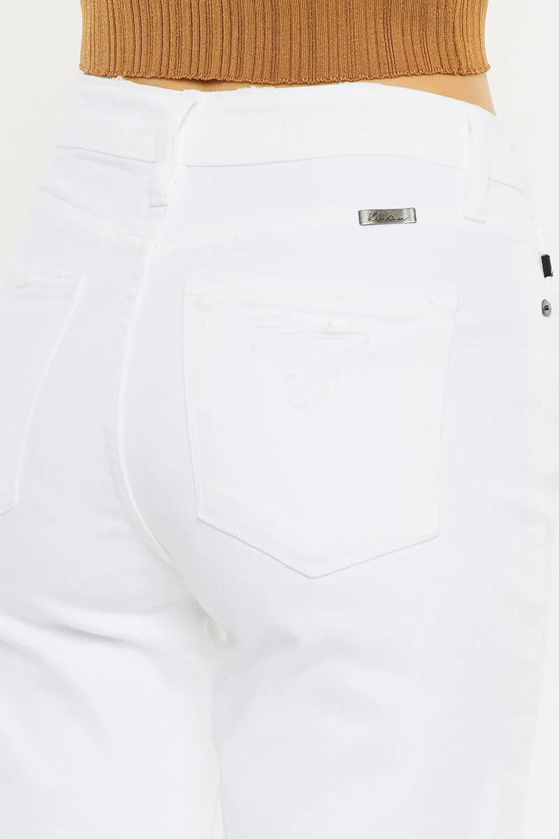 Haven Ultra High Rise Slim Straight Leg Jeans