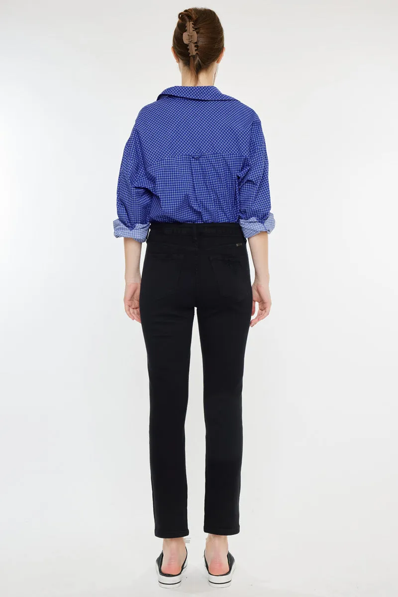 Haven Ultra High Rise Slim Straight Leg Jeans