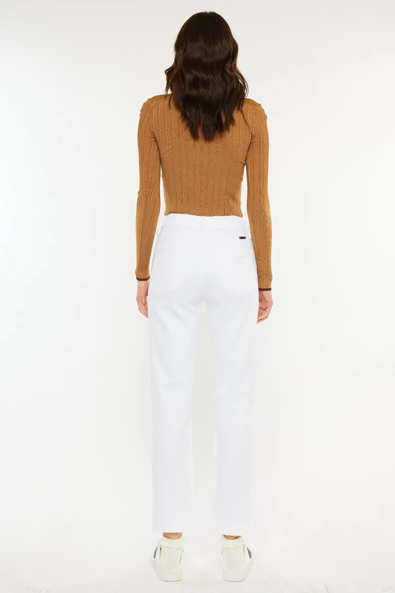 Haven Ultra High Rise Slim Straight Leg Jeans