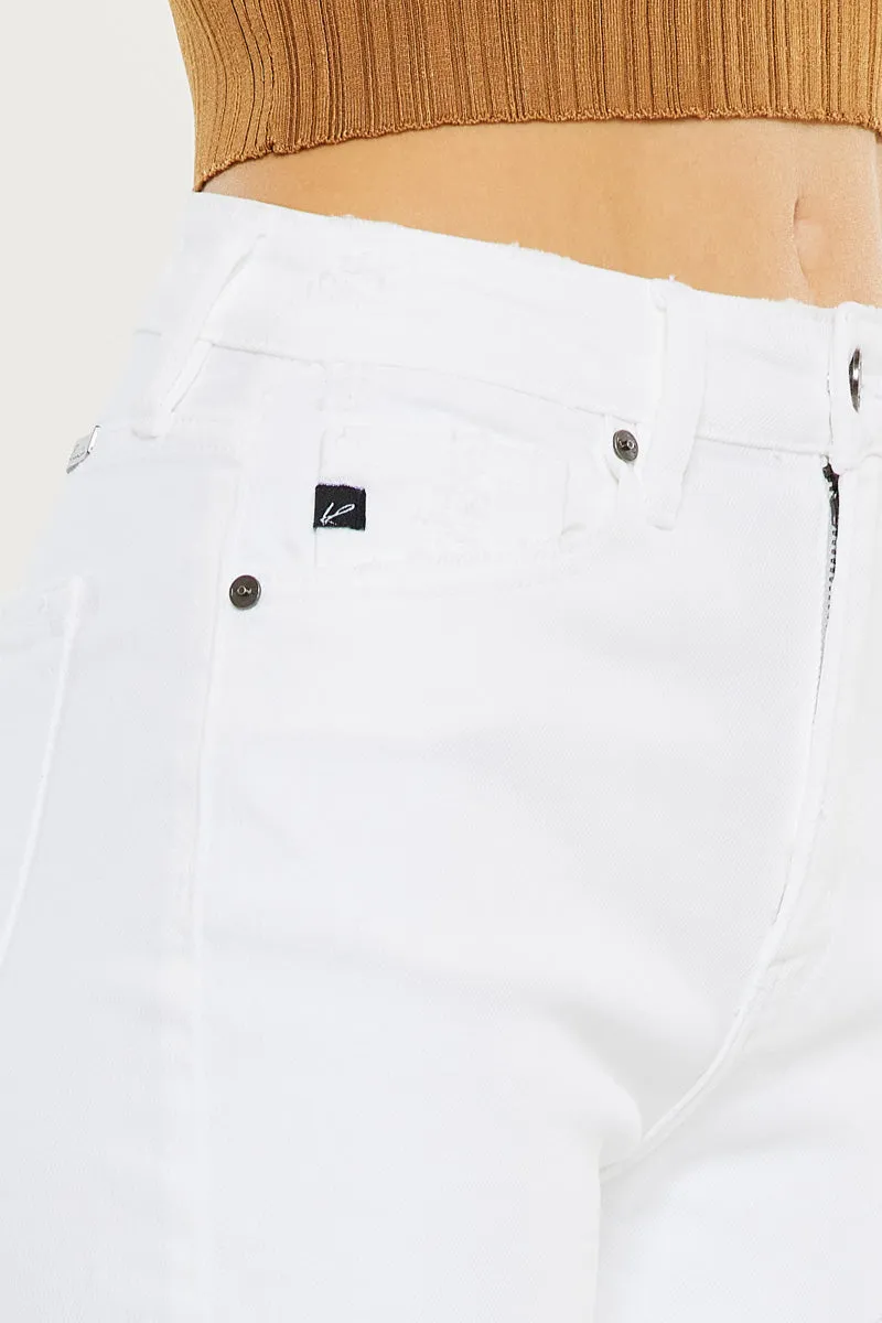 Haven Ultra High Rise Slim Straight Leg Jeans