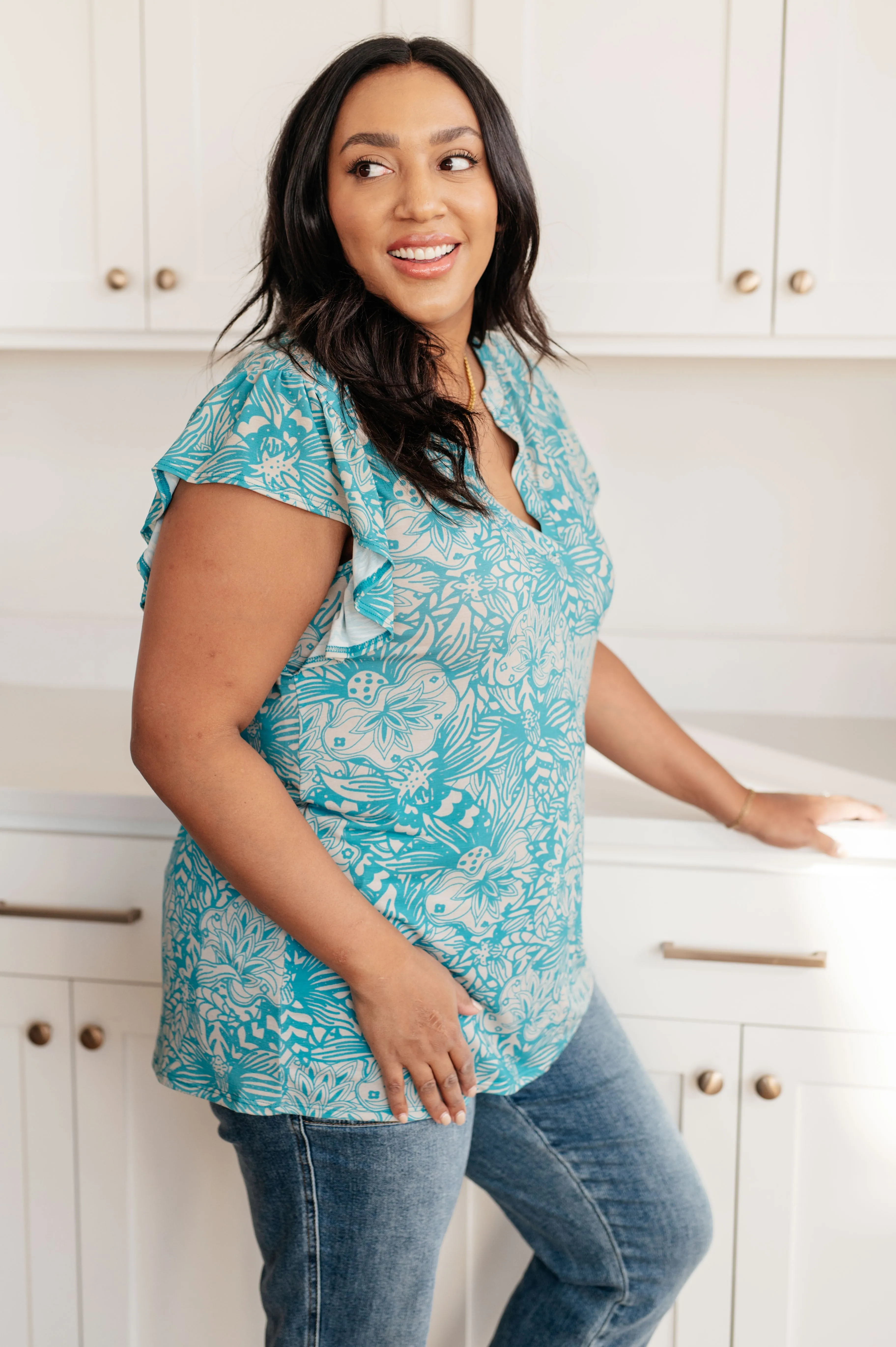 Hazel Blues® |  Don't Overthink It Floral Top