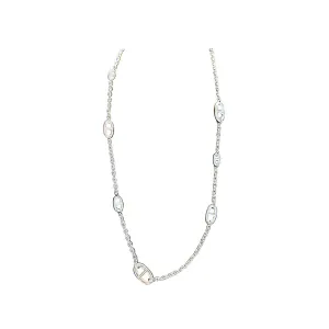 Hermes Farandole Long Solid Silver Classic Chain Necklace