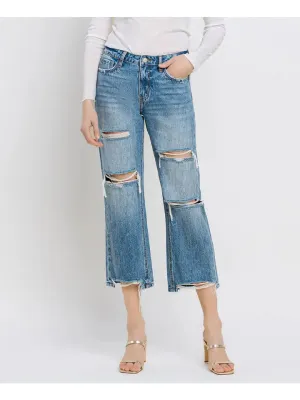 High-Rise Relaxed Straight Jean