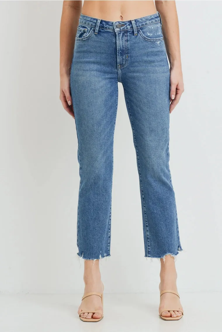 High Rise Vintage Straight Jeans