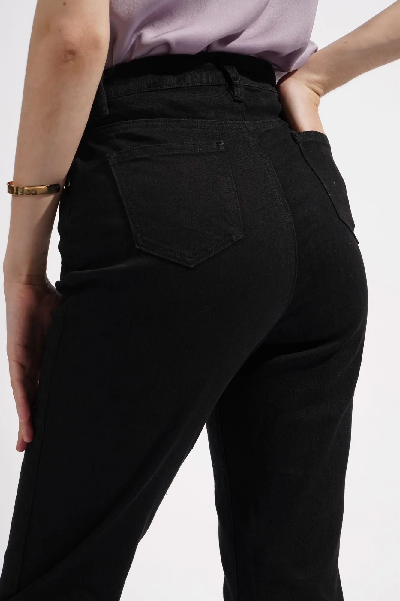 High Waist Slim Jeans