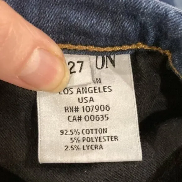 Hudson Jeans Super Skinny Nico Midrise Blue Jean 27​​/29​