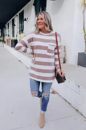 Illusions Horizontal Striped Tunic