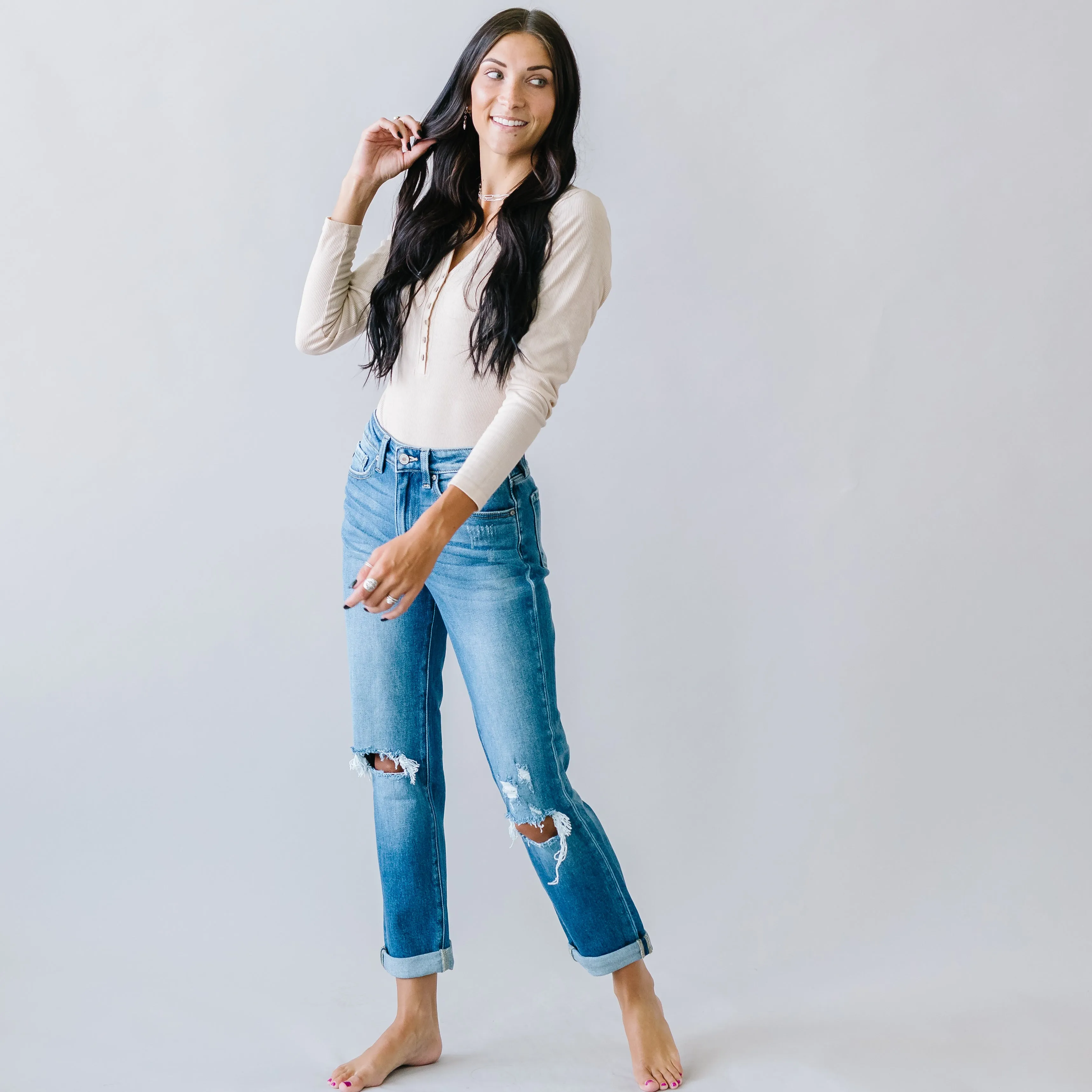 In My Head Straight-leg Jeans by KanCan