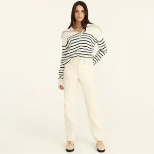 J. Crew Slouchy Boyfriend Jean in Ecru (28)