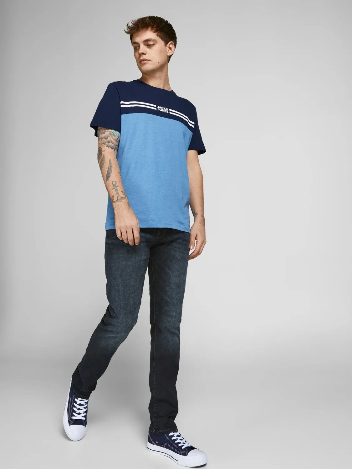 Jack Jones Glenn 104 Jeans Dark Washed Blue