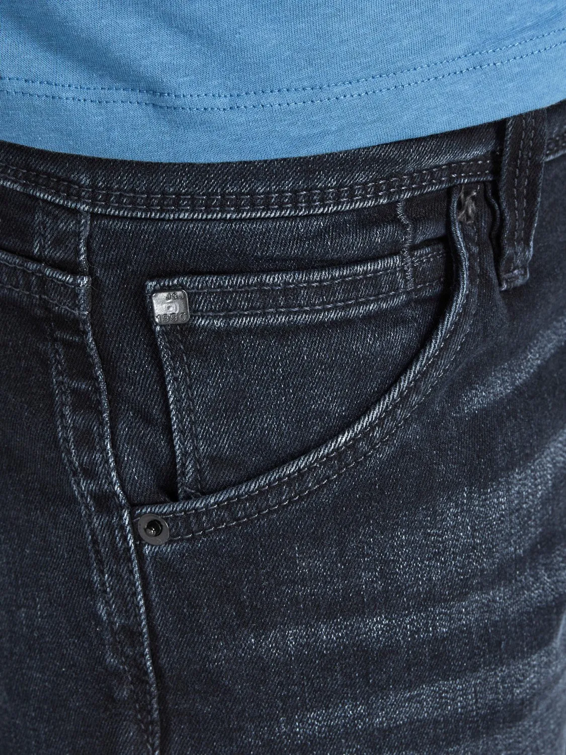 Jack Jones Glenn 104 Jeans Dark Washed Blue