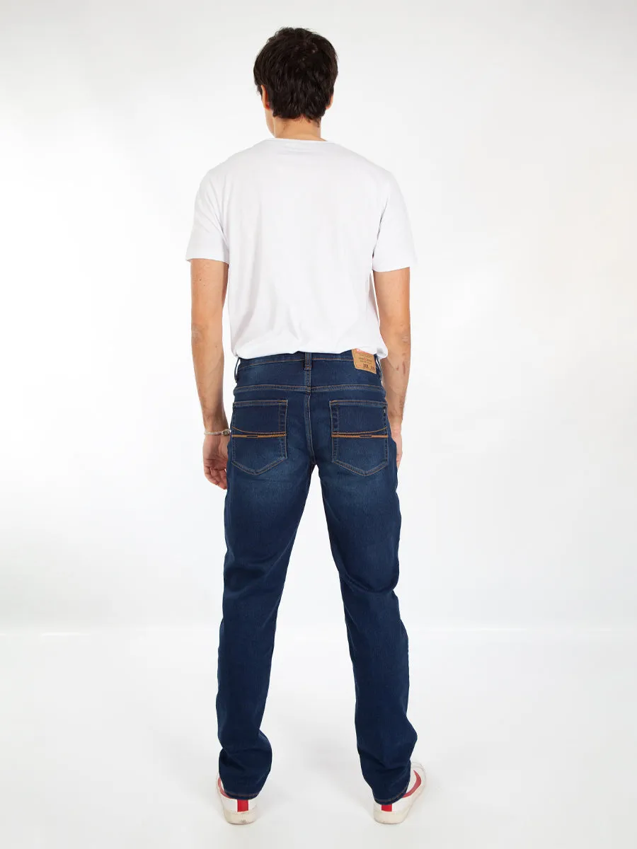 JACK Stone - Jeans Homme Molleton Slim Stretch