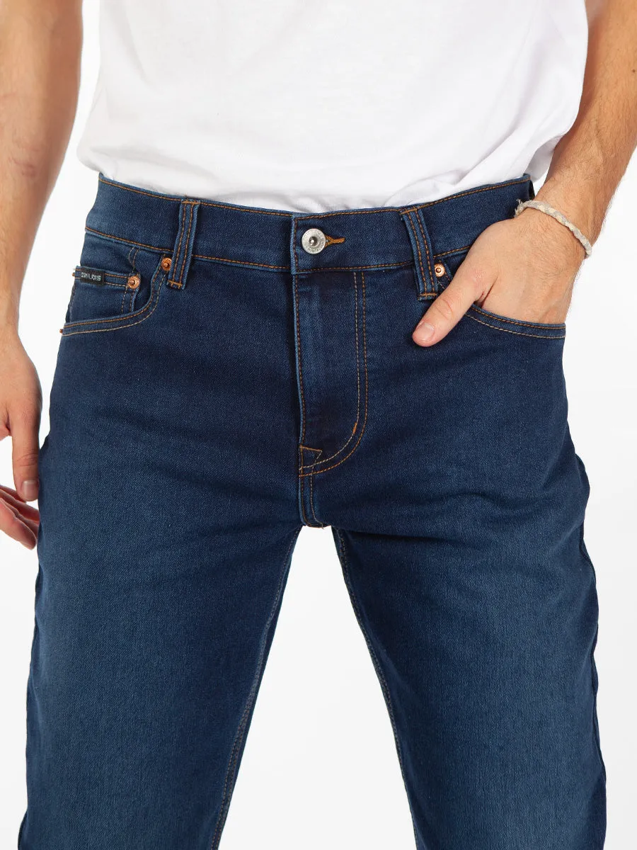 JACK Stone - Jeans Homme Molleton Slim Stretch
