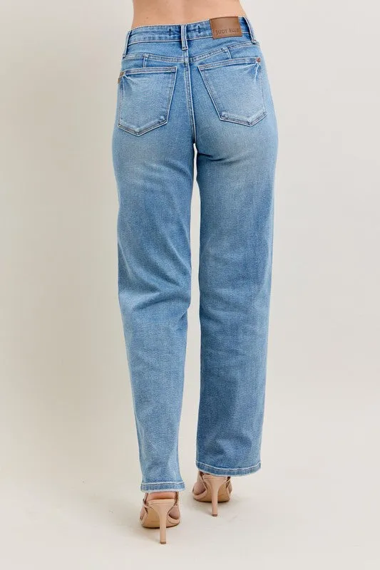 JB88943 MR Washed Straight Jean - Med.