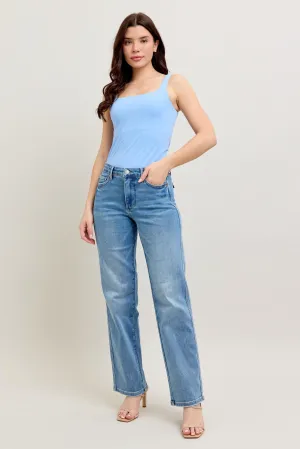 JB88943 MR Washed Straight Jean - Med.