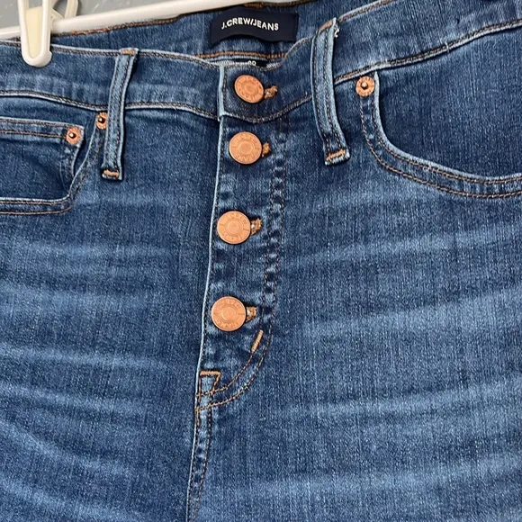 J.Crew// Button up Fly//  Vintage Straight Jeans Size 29