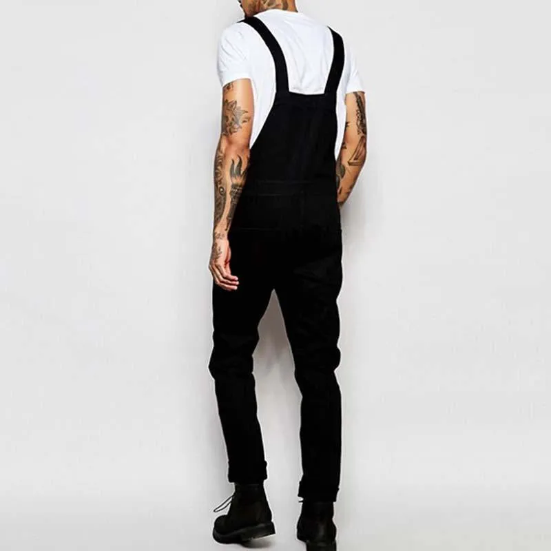 Jean en denim de couleur unie vintage